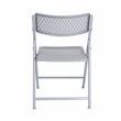 NPS Airflex Series premium Polypropylene Folding Chair Platinum 4PK