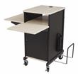Oklahoma Sound PRC Series Metal Jumbo Plus Presentation Cart in Black