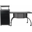 Oklahoma Sound Metal Teacher's WorkPod Desk and Lectern Kit in Charcoal