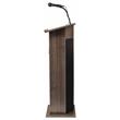 Oklahoma Sound Power Plus Lectern and Rechargeable Battery in Ribbonwood Brown