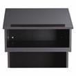 Oklahoma Sound Wood Tabletop Lectern with AV Cart/Lectern Base in Black