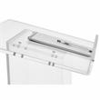 Oklahoma Sound Modern Acrylic Plastic Lectern with Shelf in Clear