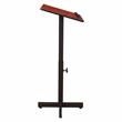 Oklahoma Sound Portable Presentation Series Metal Lectern Stand in Cherry