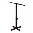 Oklahoma Sound Portable Presentation Series Metal Lectern Stand in Cherry