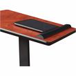 Oklahoma Sound Portable Presentation Series Metal Lectern Stand in Cherry