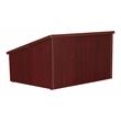 Oklahoma Sound 20 Series Modern Wood Tabletop Lectern in Mahogany