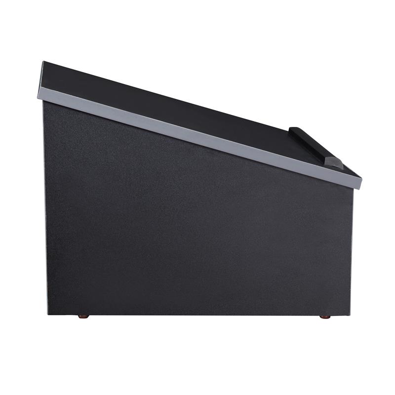 Oklahoma Sound 20 Series Modern Wood Tabletop Lectern in Black