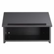 Oklahoma Sound 20 Series Modern Wood Tabletop Lectern in Black