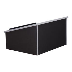 Oklahoma Sound 20 Series Modern Wood Tabletop Lectern in Black