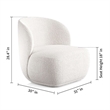 Aron Living Tuva Lounge Chair in White