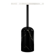 Aron Living Nouri Marble Side Table in Black