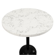 Aron Living Nouri Marble Side Table in Black
