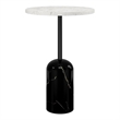 Aron Living Nouri Marble Side Table in Black