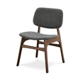 Aron Living Charlie Dining Chair in Charcoal Gray