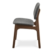 Aron Living Charlie Dining Chair in Charcoal Gray