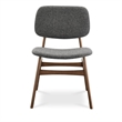 Aron Living Charlie Dining Chair in Charcoal Gray