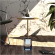 Aron Living Sling Acrylic Side Table - Gold