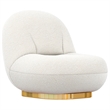 Aron Living Breeze Boucle Chair in Gold