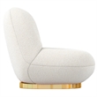 Aron Living Breeze Boucle Chair in Gold