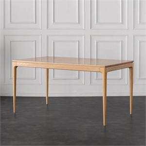 Aron Living 71&quot Solid Wood H Dining Table in Natural