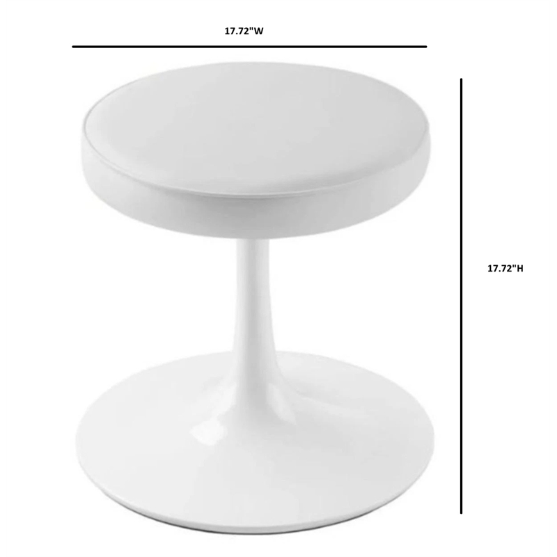 Aron Living Rose Stool in White