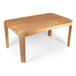 Aron Living Rimini Dining Table in Light Walnut 5.3 ft