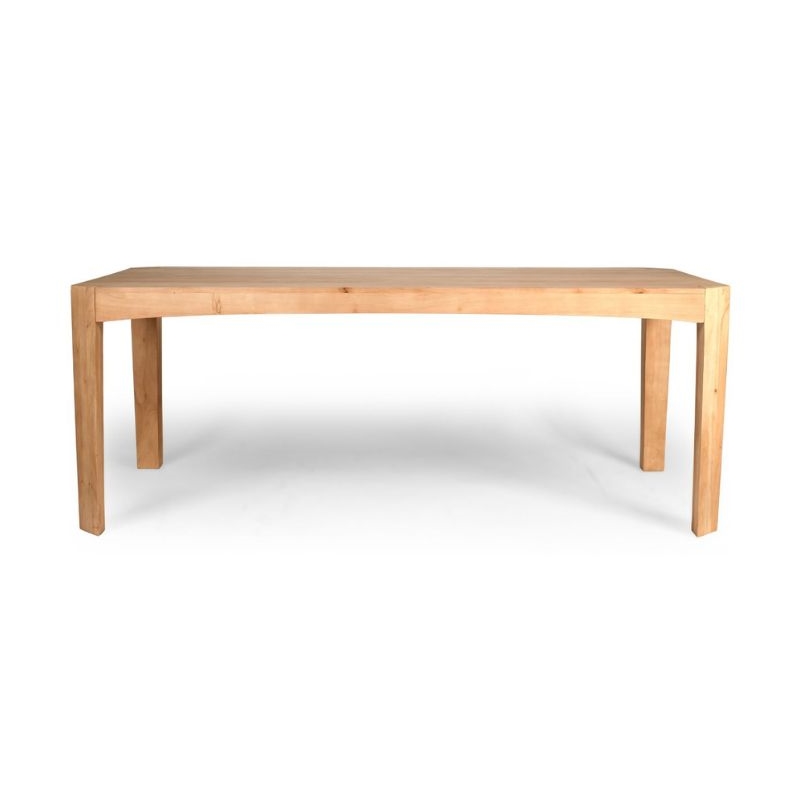 Aron Living Rimini Dining Table in Light Walnut 6.6 ft