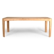 Aron Living Rimini Dining Table in Light Walnut 6.6 ft