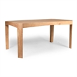 Aron Living Rimini Dining Table in Light Walnut 6.6 ft