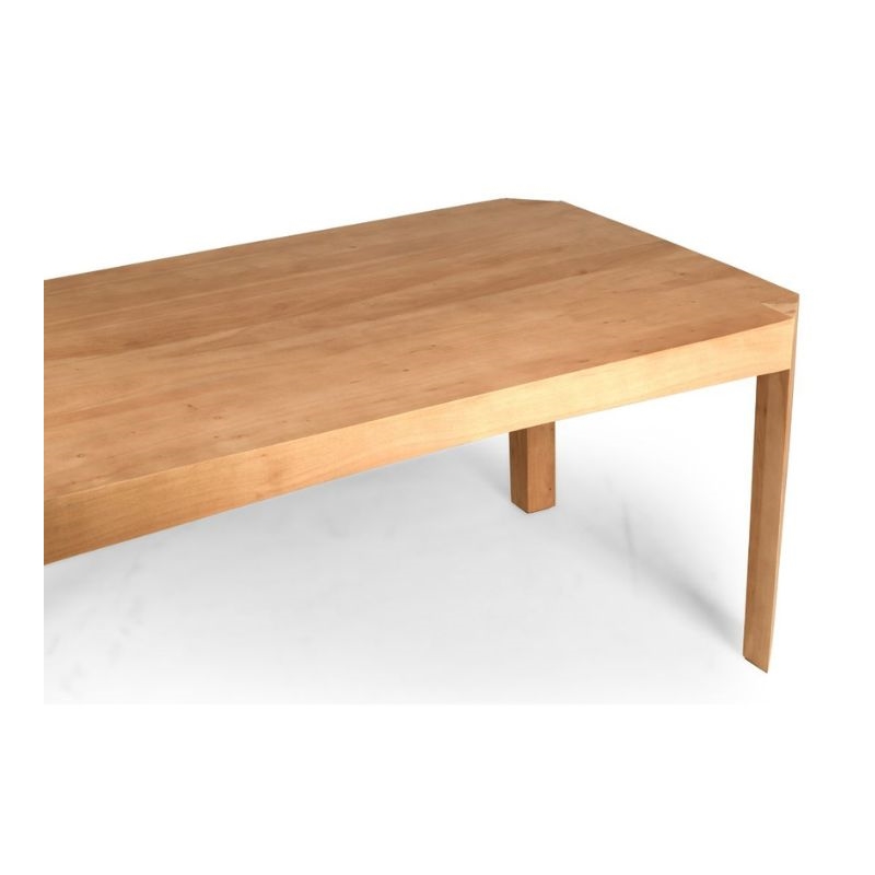 Aron Living Rimini Dining Table in Light Walnut 6.6 ft