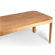 Aron Living Rimini Dining Table in Light Walnut 6.6 ft