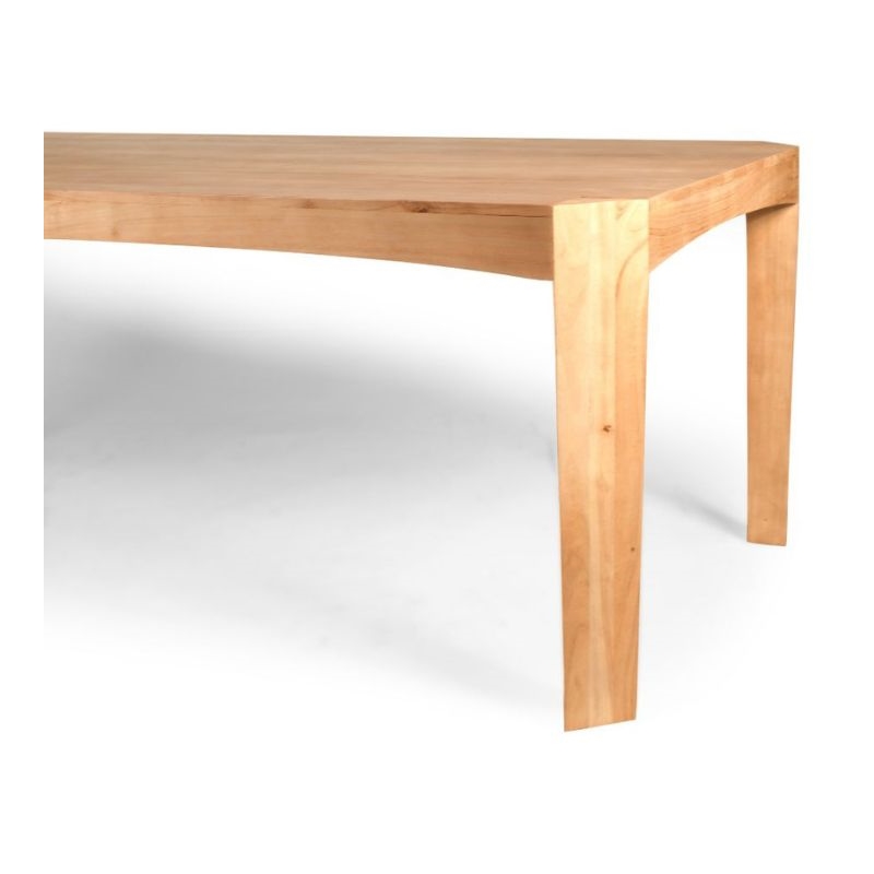 Aron Living Rimini Dining Table in Light Walnut 6.6 ft