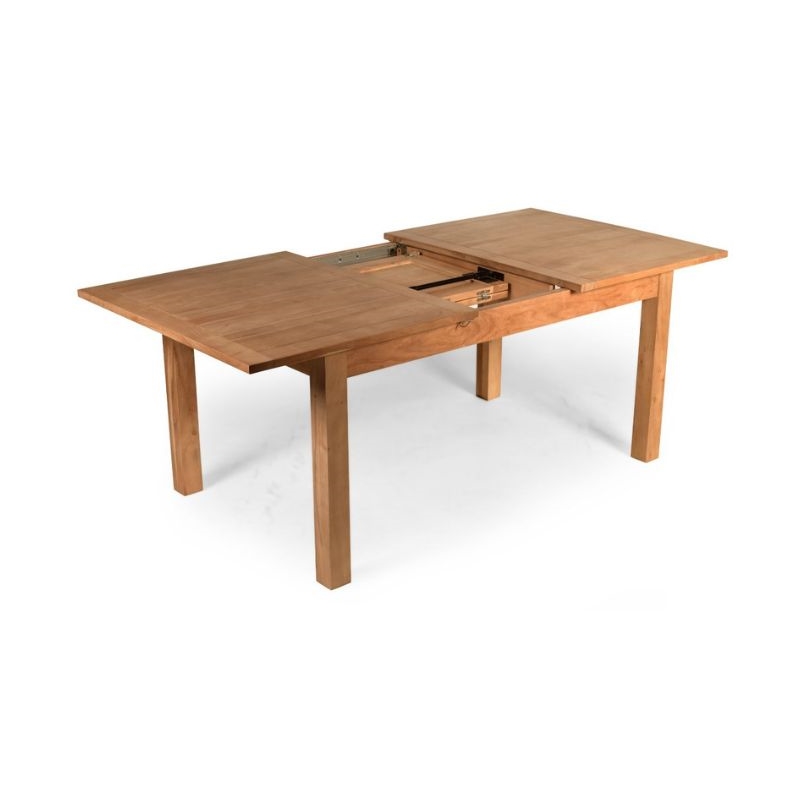 Aron Living Capri Extendable Dining Table in Walnut 5.3 ft