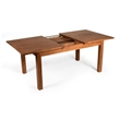 Aron Living Capri Extendable Dining Table in Oak 6.6 ft