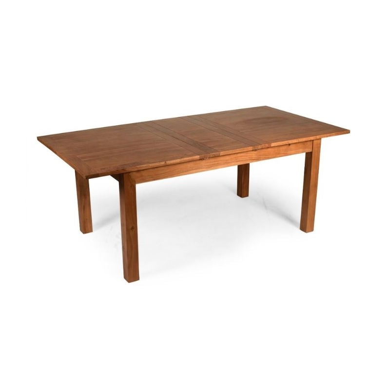 Aron Living Capri Extendable Dining Table in Oak 6.6 ft