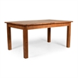 Aron Living Capri Extendable Dining Table in Oak 6.6 ft