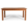 Aron Living Capri Extendable Dining Table in Oak 6.6 ft