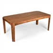 Aron Living Capri Extendable Dining Table in Oak 6.6 ft