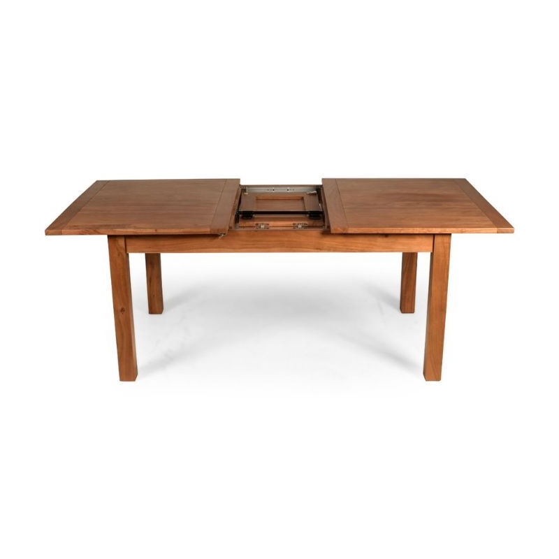 Aron Living Capri Extendable Dining Table in Oak 6.6 ft
