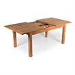 Aron Living Capri Extendable Dining Table in Walnut 6.6 ft