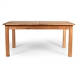 Aron Living Capri Extendable Dining Table in Walnut 6.6 ft