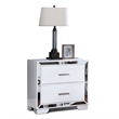 Reve & Belle Nightstand Solid & Manufactured Wood White