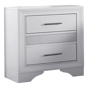 Reve & Belle Norah Nighstand Manufactured Wood White