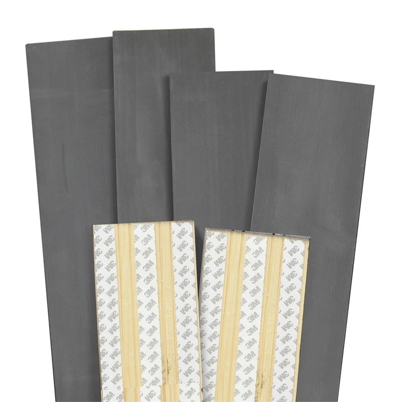 Decorative Solid Wood Wall Panel with Adhesive 3M Tape Vintage Gray 95 sqft