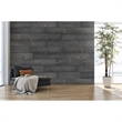 Decorative Solid Wood Wall Panel with Adhesive 3M Tape Ash Gray 95sqft