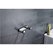 Lexora Home Bagno Bianca Stainless Steel Double Robe Hook in Brushed Nickel