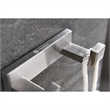 Lexora Home Bagno Bianca Stainless Steel Double Robe Hook in Brushed Nickel