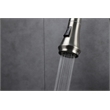 Lexora Home Garbatella Brass Kitchen Faucet with Sprayer in Brushed Nickel