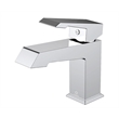 Lexora Home Labaro Brass Single Hole Bathroom Faucet in Chrome