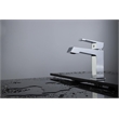 Lexora Home Labaro Brass Single Hole Bathroom Faucet in Chrome
